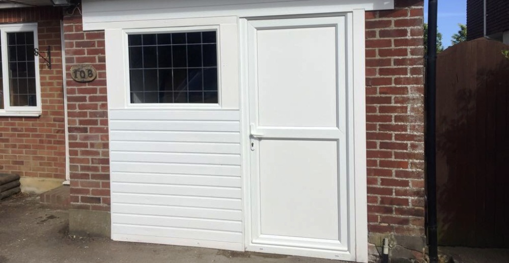 Converting a garage door into an entrance | South East Garage Doors -  Repairs & Replacement - Services to East Sussex