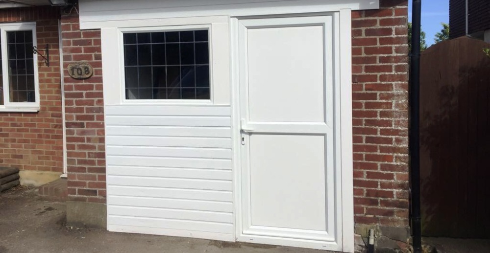 Converting a garage door into an entrance | South East Garage Doors - Repairs & Replacement - Services to East Sussex