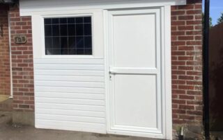 Garage Door Into An Entrance