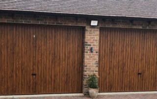 wood-effect garage doors