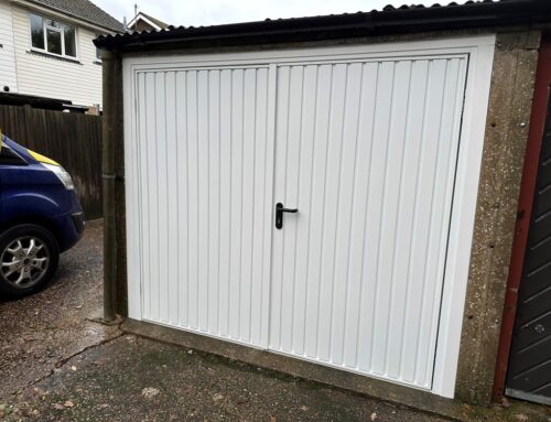 New door for pre-fab garage