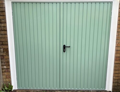 Finding space with side-hinged garage doors