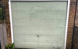 Before we installed a side-hinged garage doors