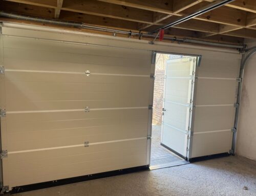 It’s a door within a garage door!