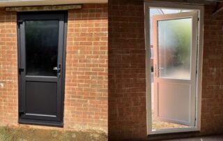 Side door after installation